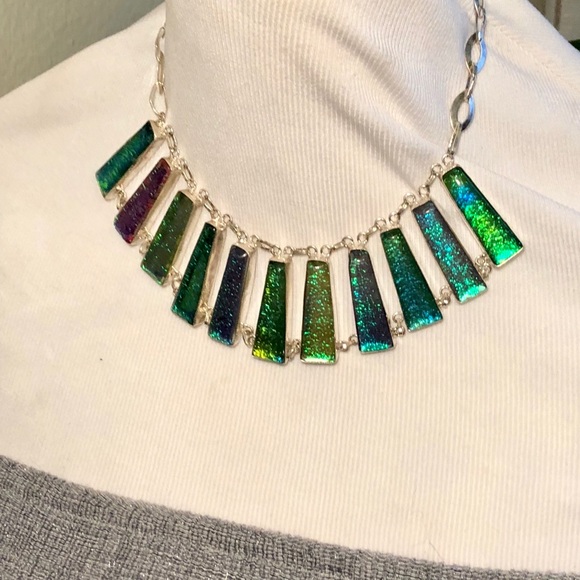 SOLD Triplet Opal Necklace - Picture 8 of 8